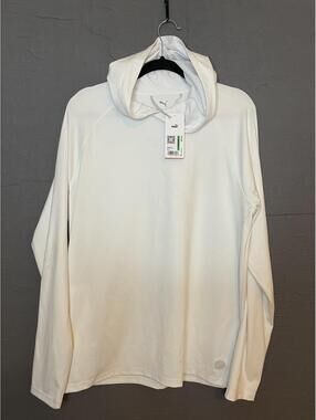 PUMA Men  UPF 50+ Sun Protection Pullover Hoodie White Size XL